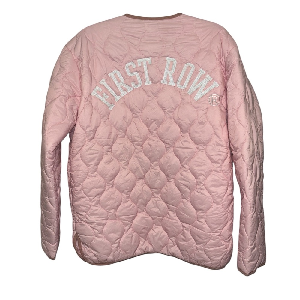 First Row Pink Quilted Puffer Jacket Women’s Size: Medium NWT - Picture 2 of 8